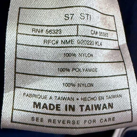 VTG Nike Golf Pullover Windbreaker Mens Navy V-Neck Long Sleeve Baseball Sz XL - Picture 5 of 6